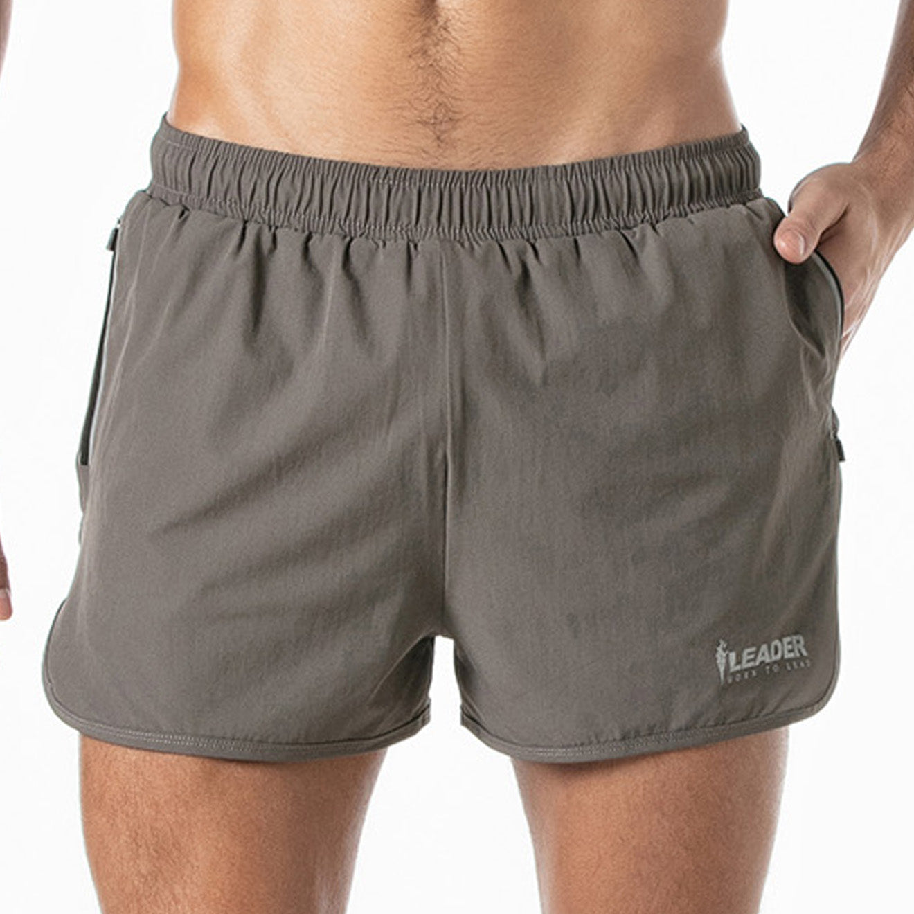 Sport-Fitness-Shorts Taupe