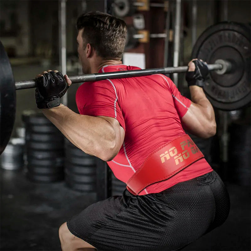Gym-Gewichthebergürtel für Powerlifting, Kniebeugen und Bodybuilding