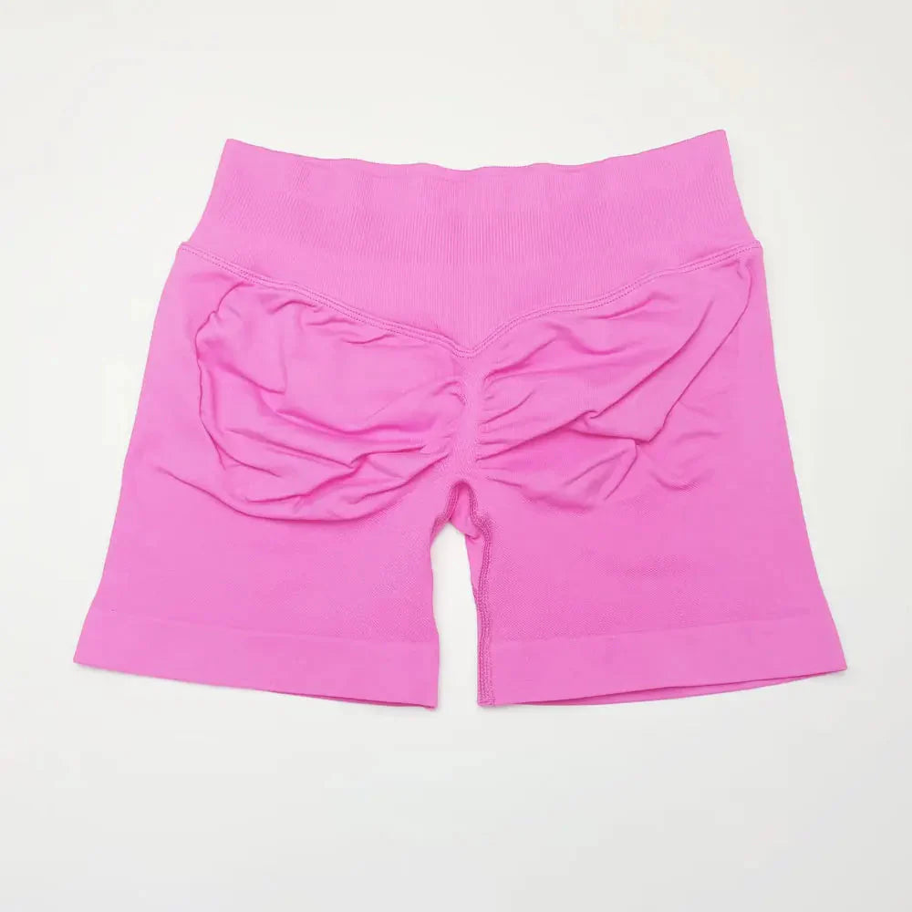 NCLAGEN Nahtlose Shorts 4.5" Gym Shorts Damen Scrunch Butt Fitness Sport Shorts Workout Nahtlose Leggings Laufen Yoga Hosen