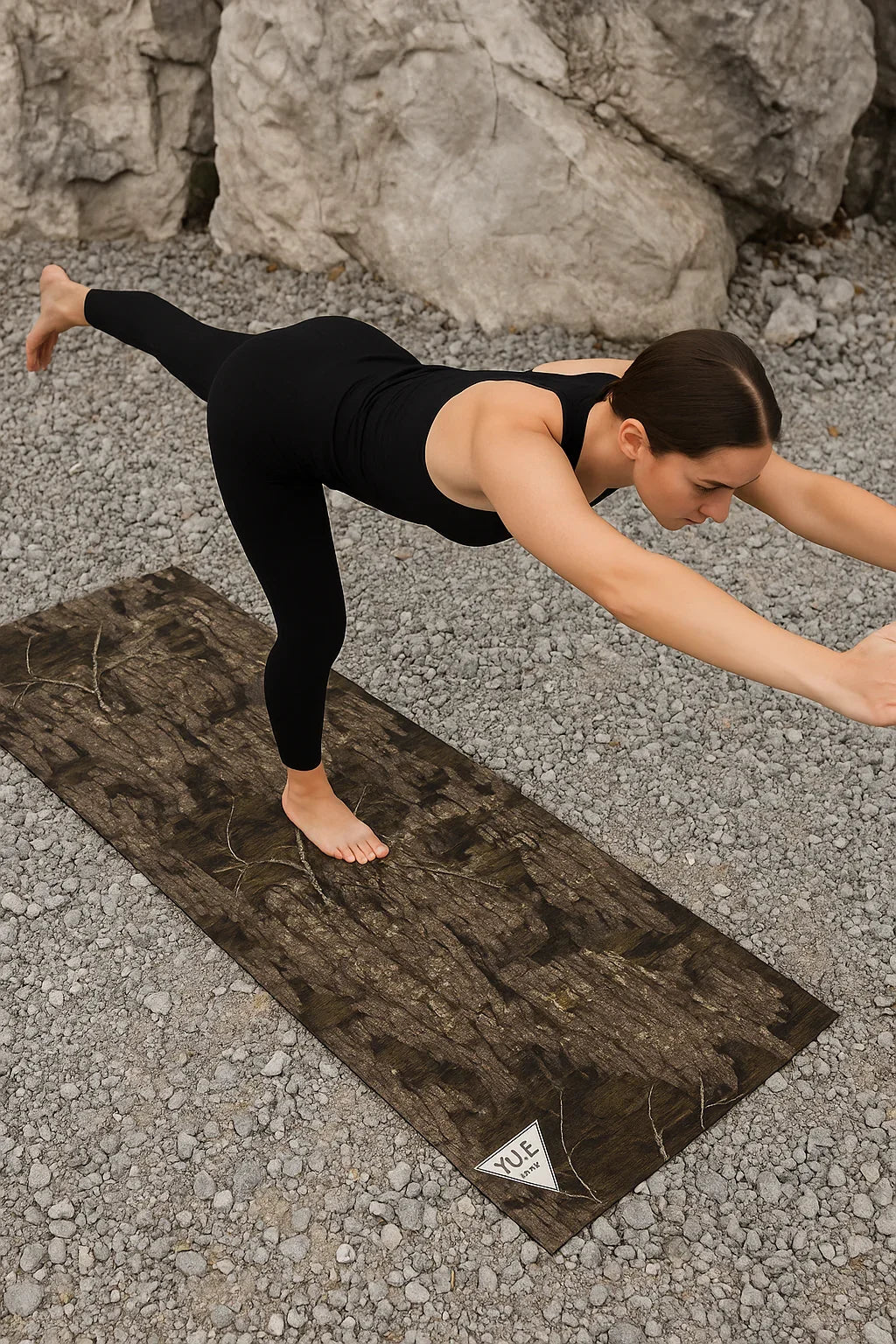 Realtree x Yune Yoga Timber Camo Yogamatte – Umweltfreundliche, rutschfeste 6mm PER Matte für alle Niveaus