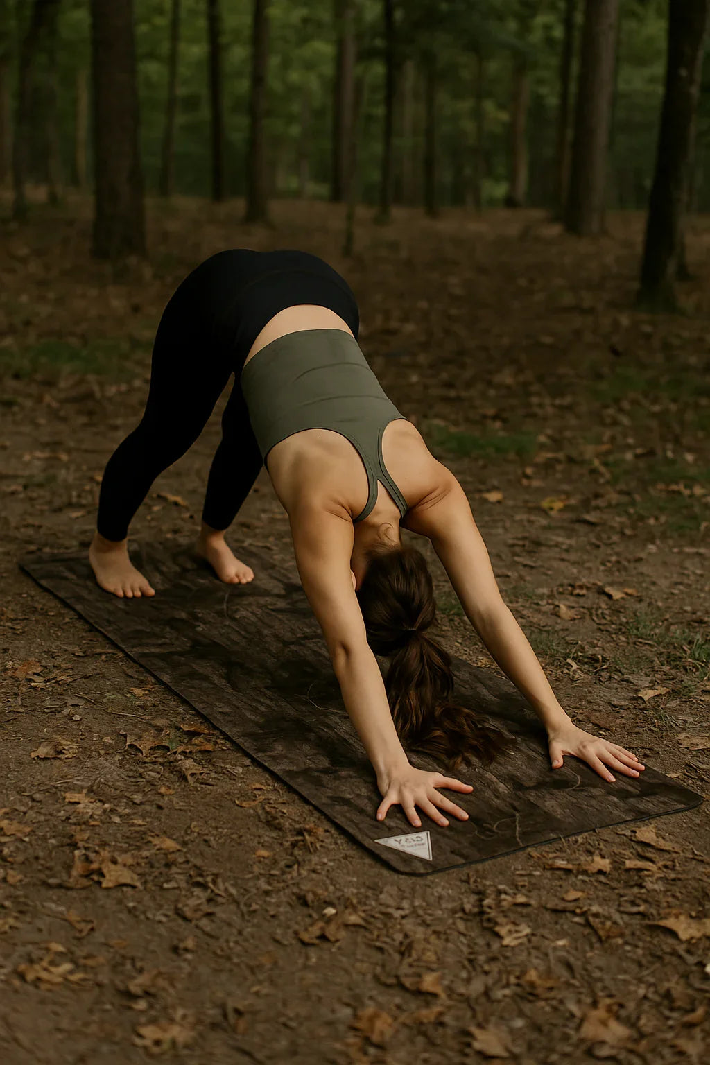 Realtree x Yune Yoga Timber Camo Yogamatte – Umweltfreundliche, rutschfeste 6mm PER Matte für alle Niveaus