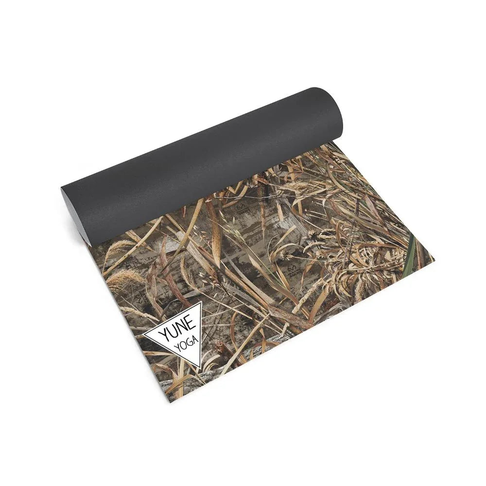 Realtree x Yune Yoga Timber Camo Yogamatte – Umweltfreundliche, rutschfeste 6mm PER Matte für alle Niveaus