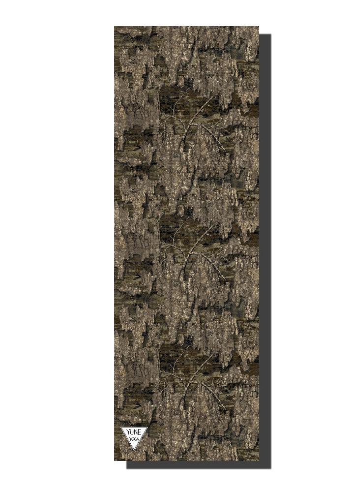 Realtree x Yune Yoga Timber Camo Yogamatte – Umweltfreundliche, rutschfeste 6mm PER Matte für alle Niveaus
